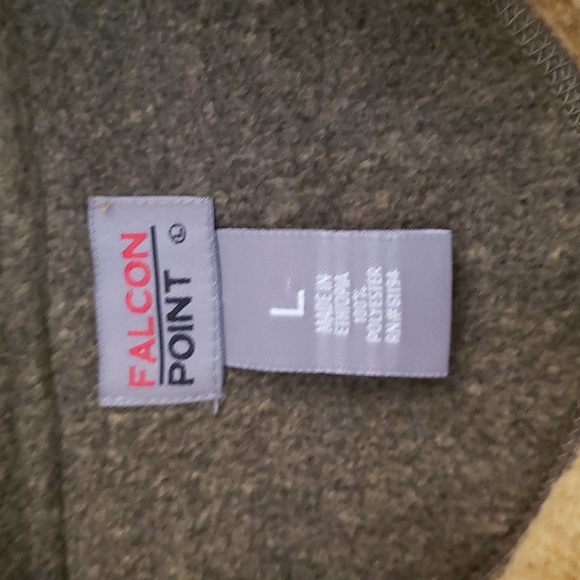 Men's Fleece pull over Falcon Point size Large - Picture 2 of 4